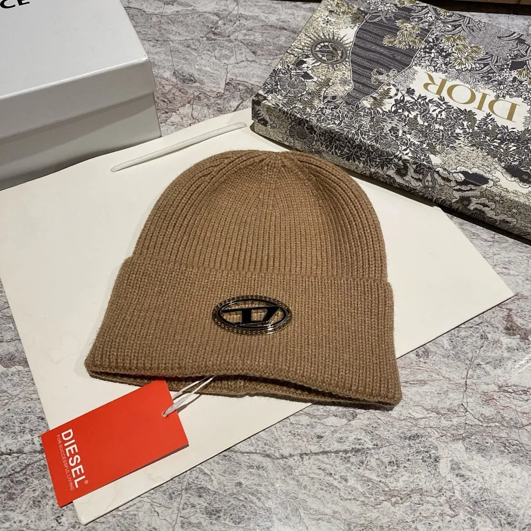 DIESEL 羊绒针织帽
