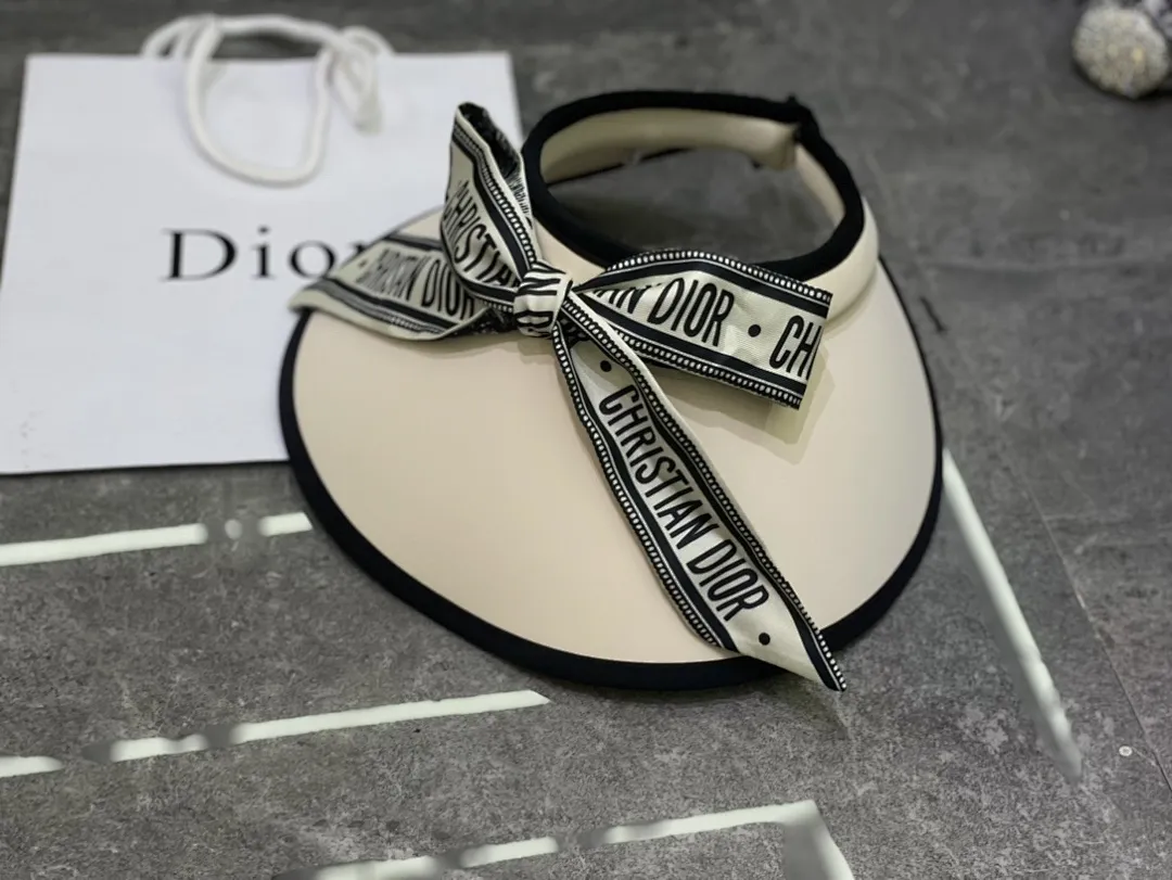 迪奥蝴蝶结🎀丝巾冰丝空顶帽