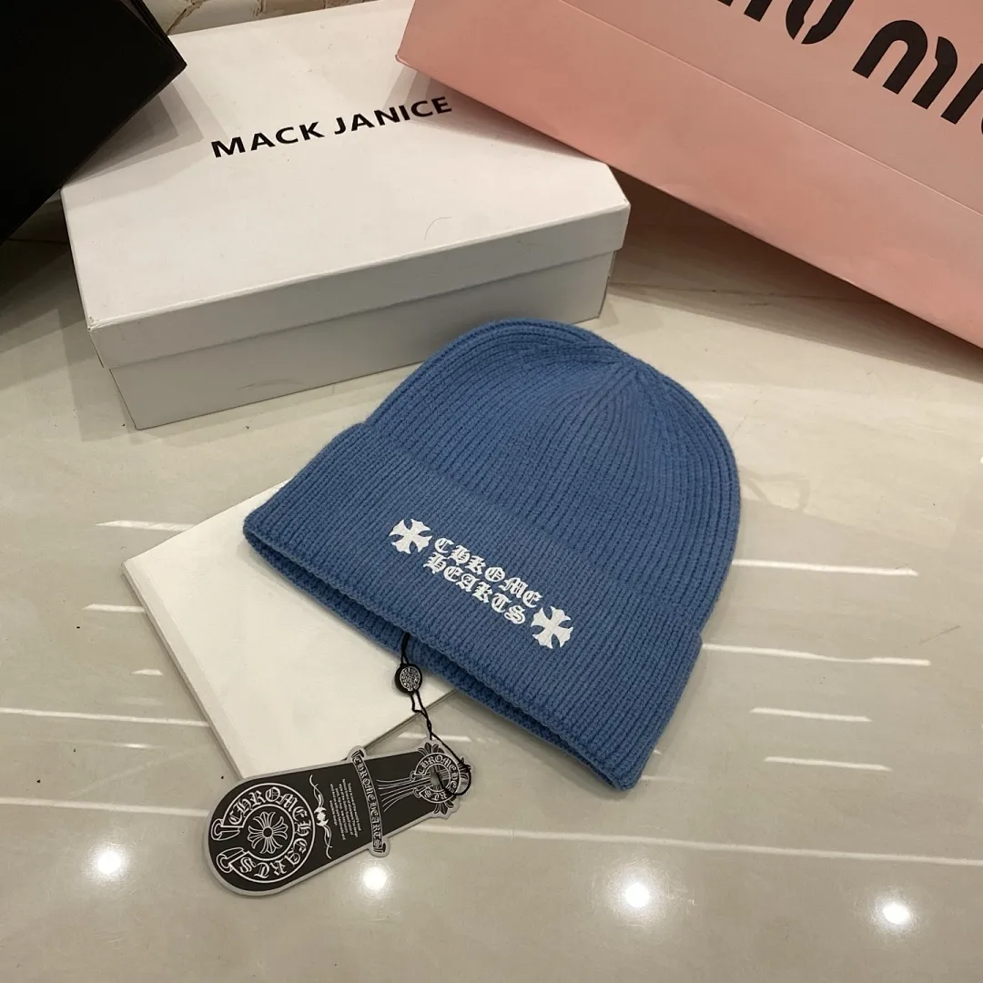 克罗心 羊绒针织帽