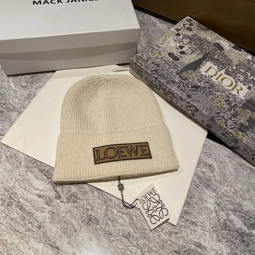 LOEWE 羊绒针织帽