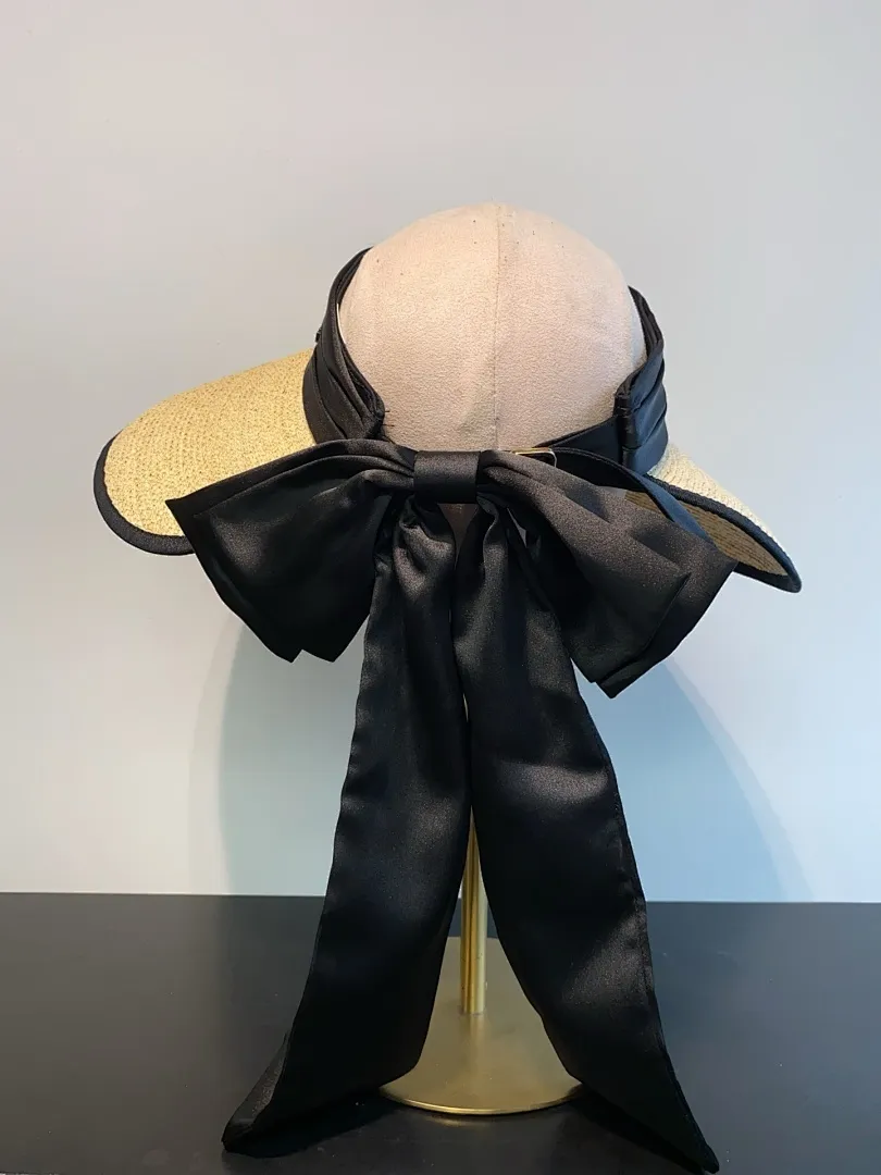 2⃣️5⃣️上新ꫛꫀꪝ ❥—— ✨miu超细拉菲草大蝴蝶结空顶帽 ⚜️ 直播客人订单百搭时尚款！ 💫图片色