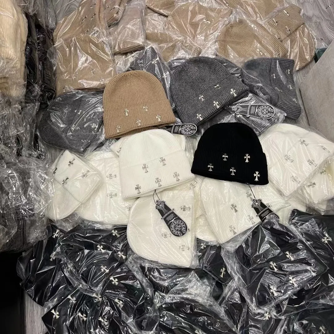 克罗心 羊绒针织帽