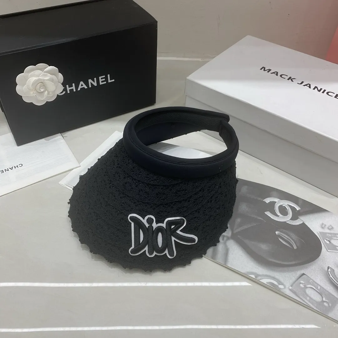 Dior迪奥 蕾丝防晒空顶帽