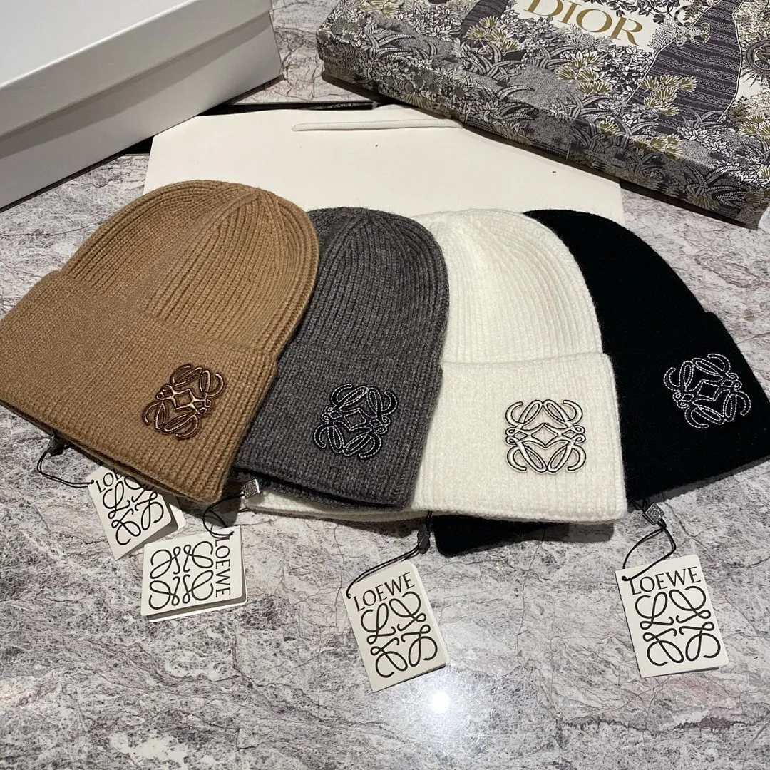 LOEWE 羊绒针织帽
