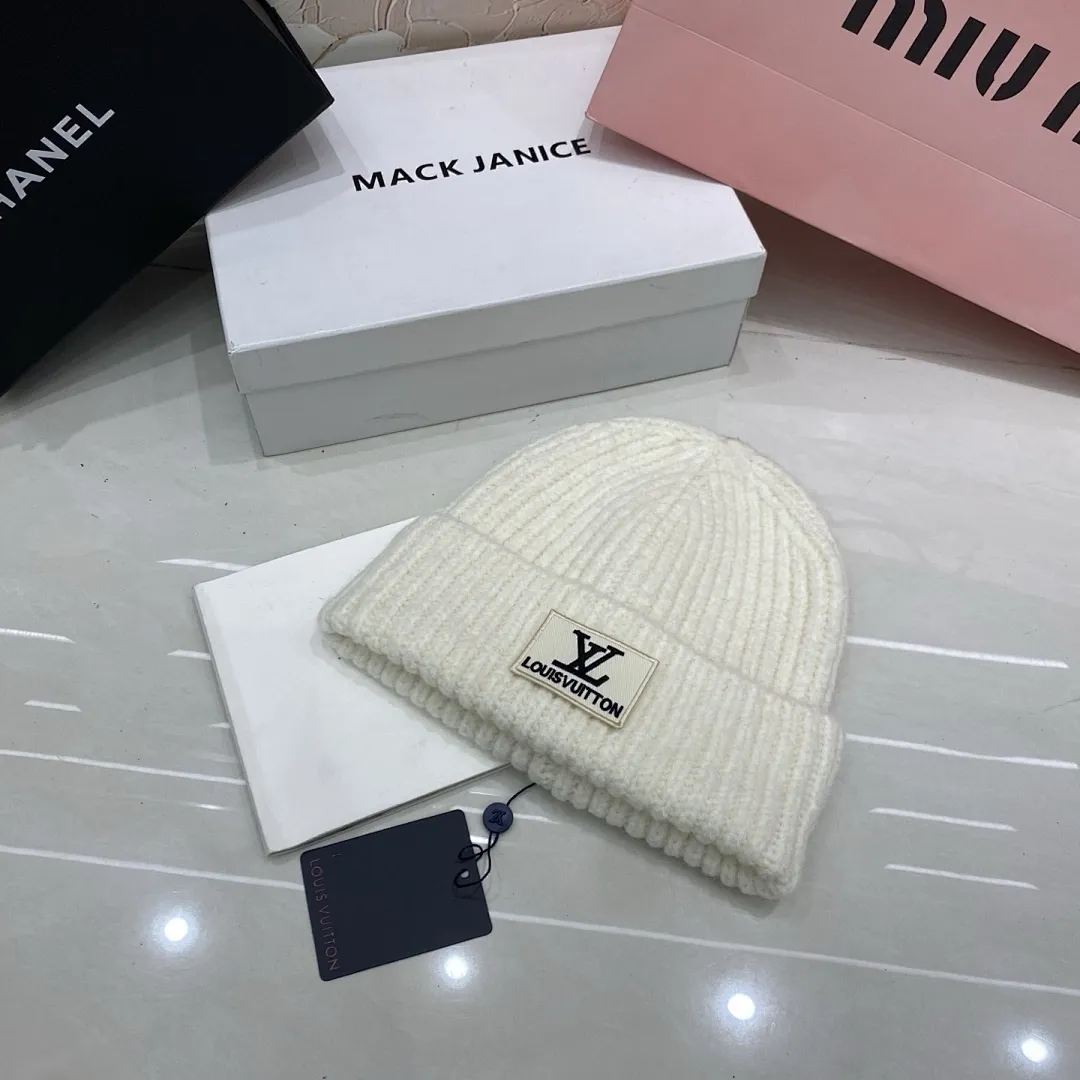 Lv 羊绒针织帽