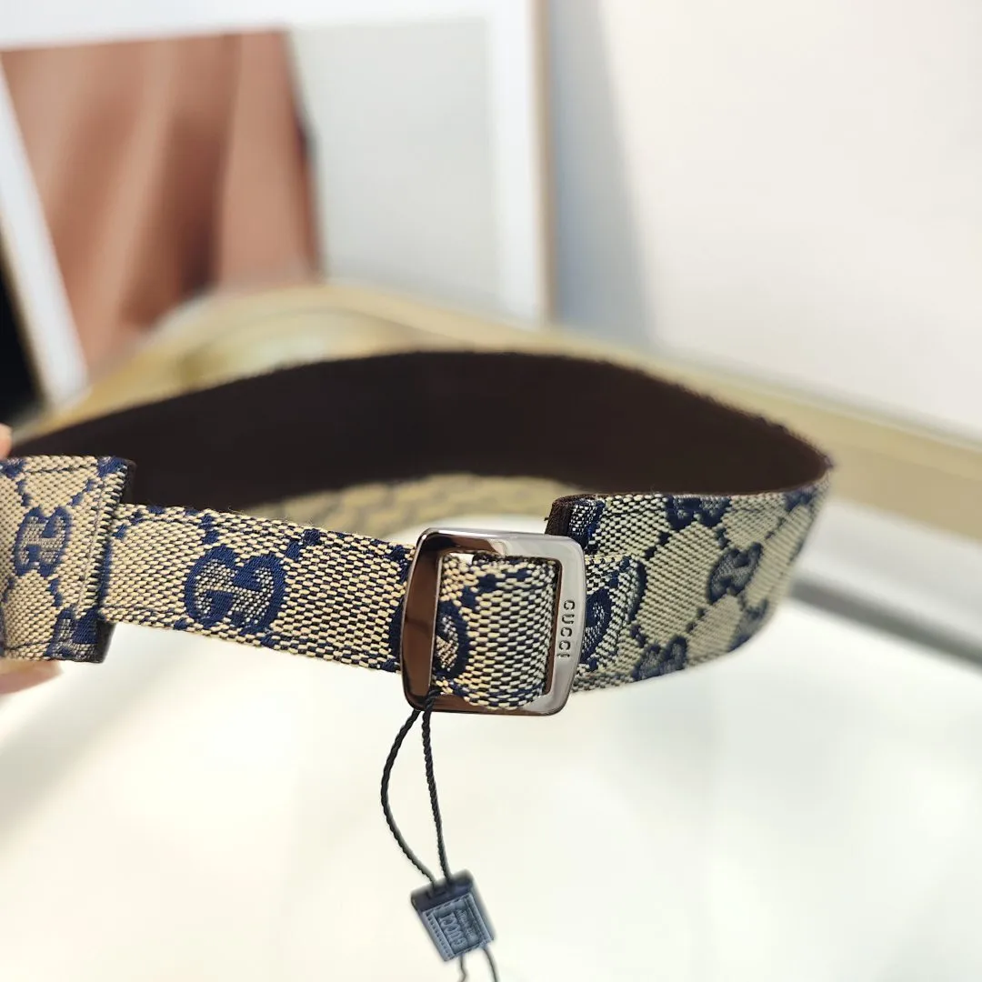 GUCCI大织带蓝色空顶