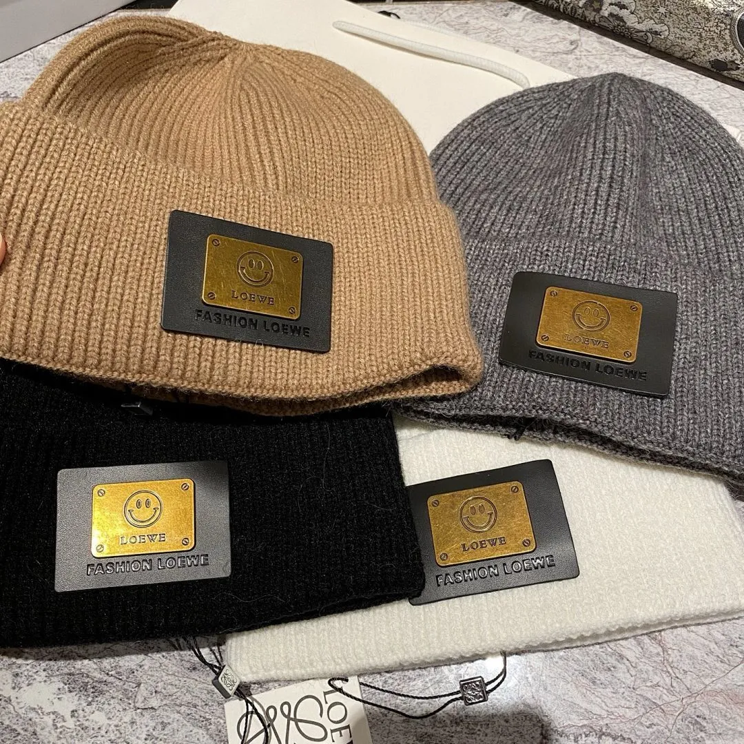 LOEWE 羊绒针织帽