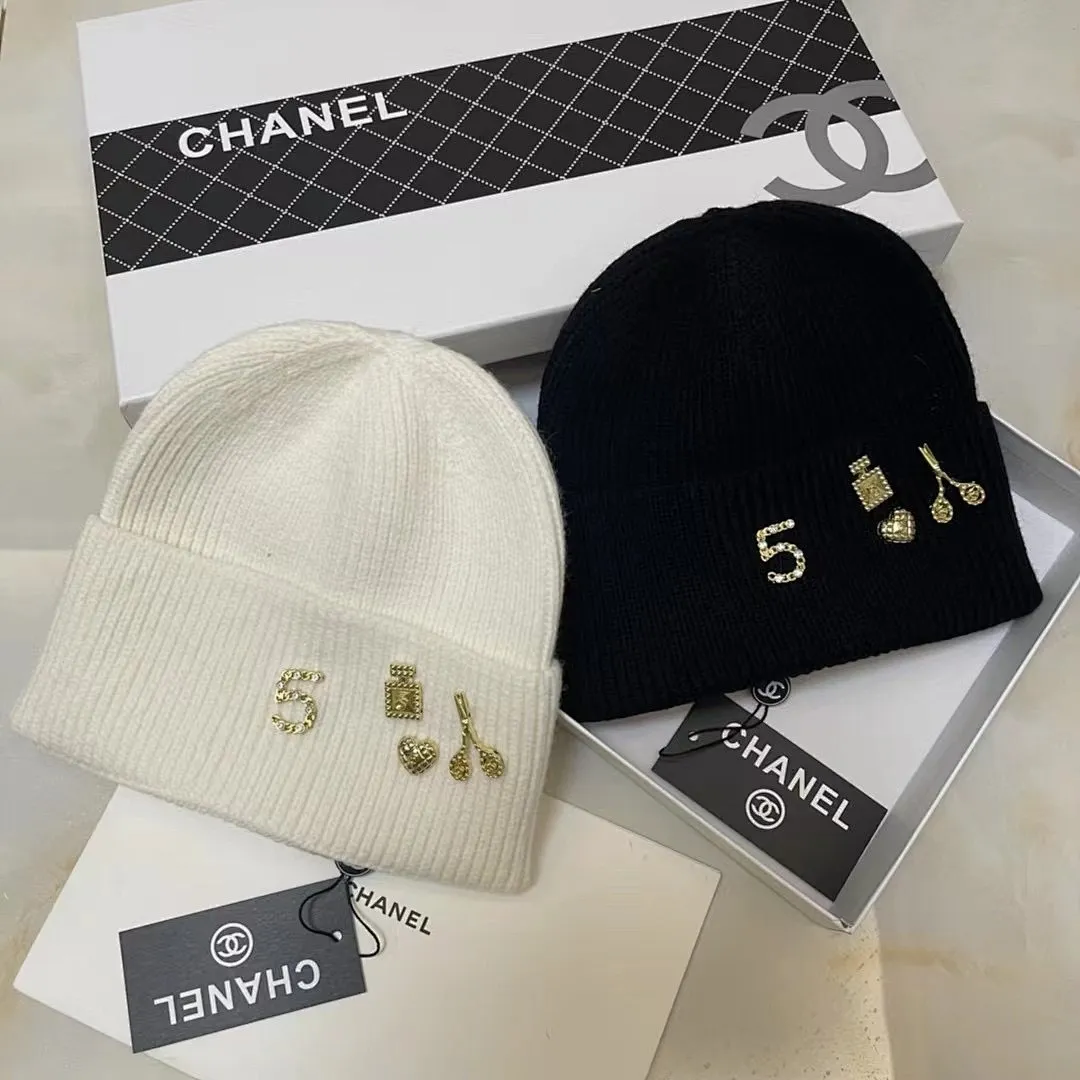 Chanel 羊绒针织帽