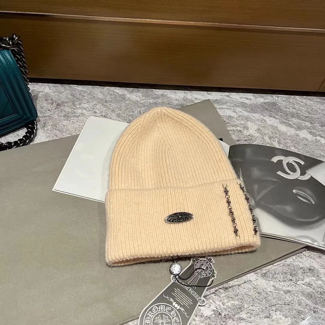 克罗心 兔毛针织帽