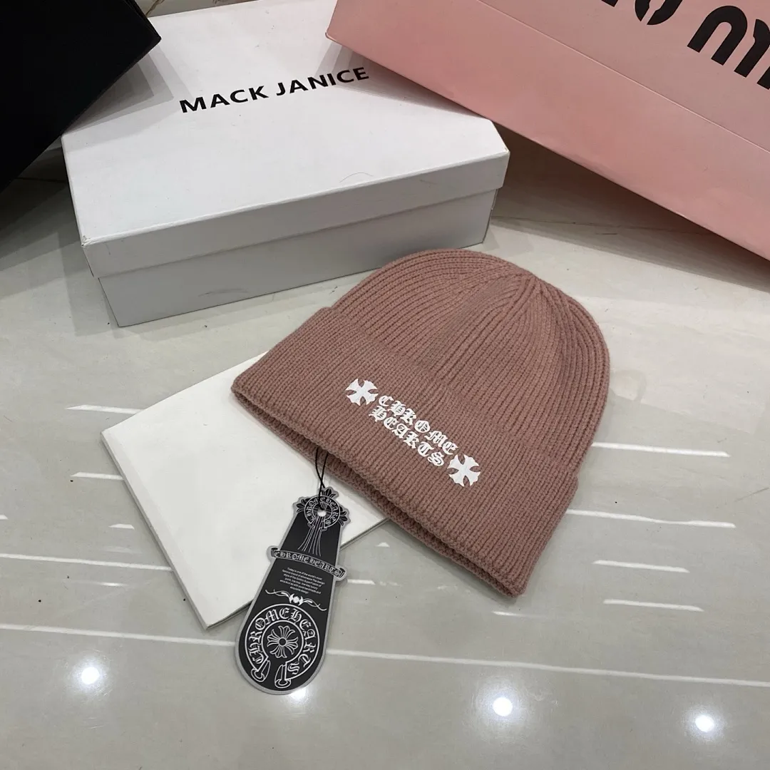 克罗心 羊绒针织帽