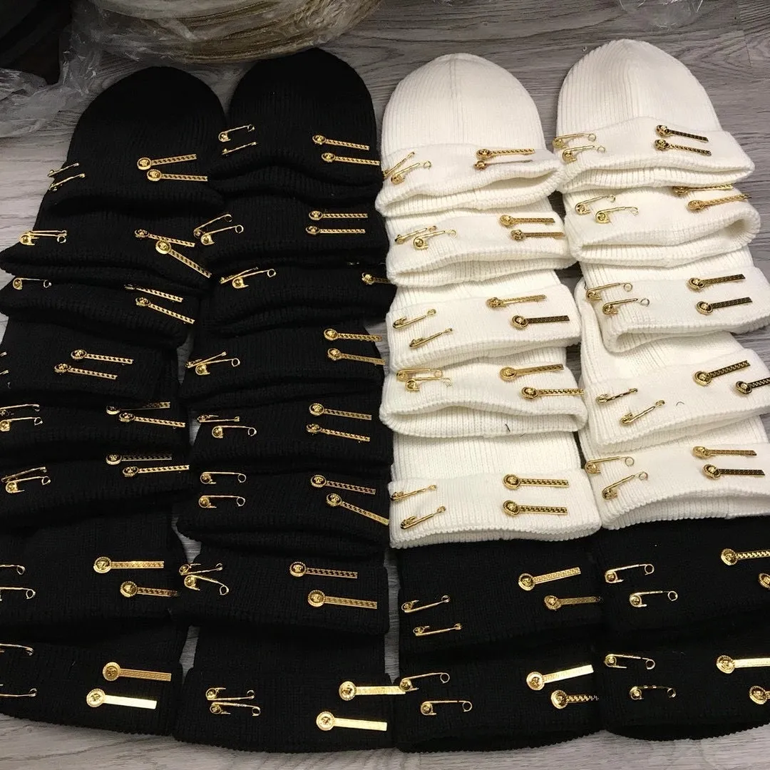 Versace范思哲 羊绒针织帽