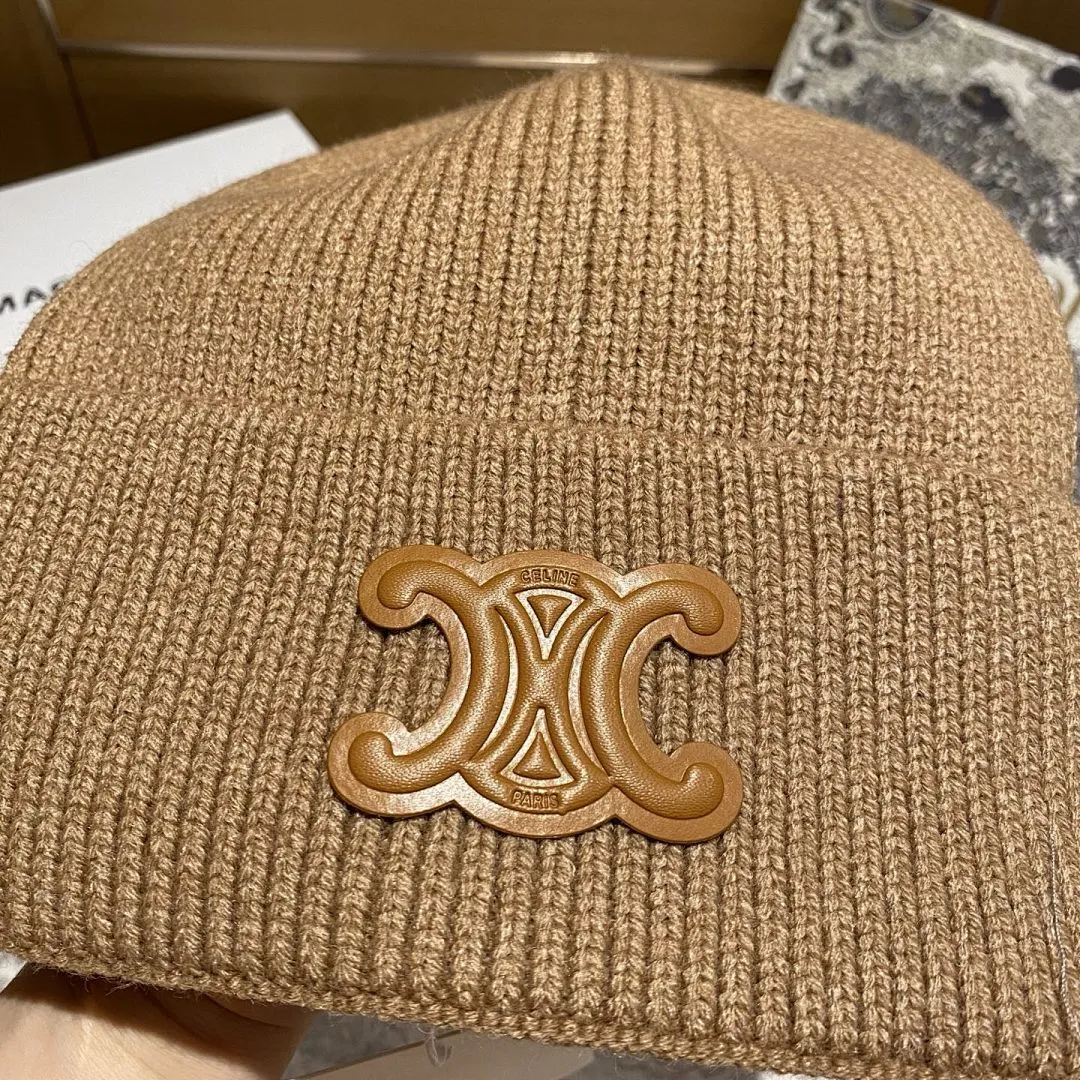 CELINE 羊绒针织帽