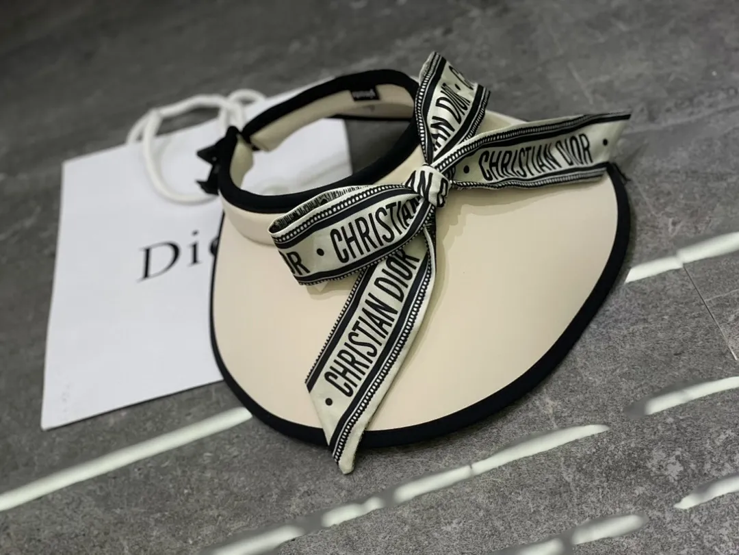 迪奥蝴蝶结🎀丝巾冰丝空顶帽