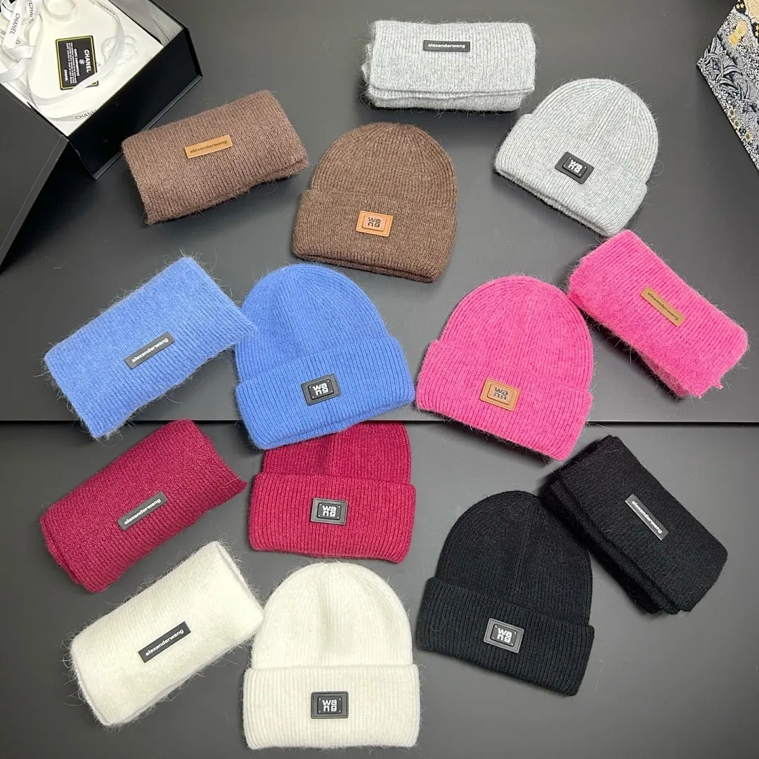 压力山大王 兔毛 冷帽+围巾套装🔥