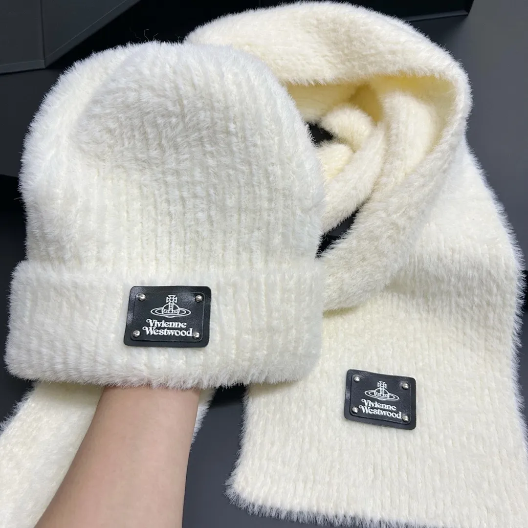 西太后 貂绒围巾+帽子套装