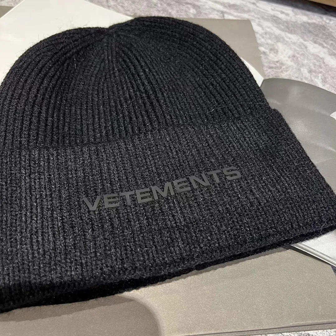 潮牌 羊绒针织帽