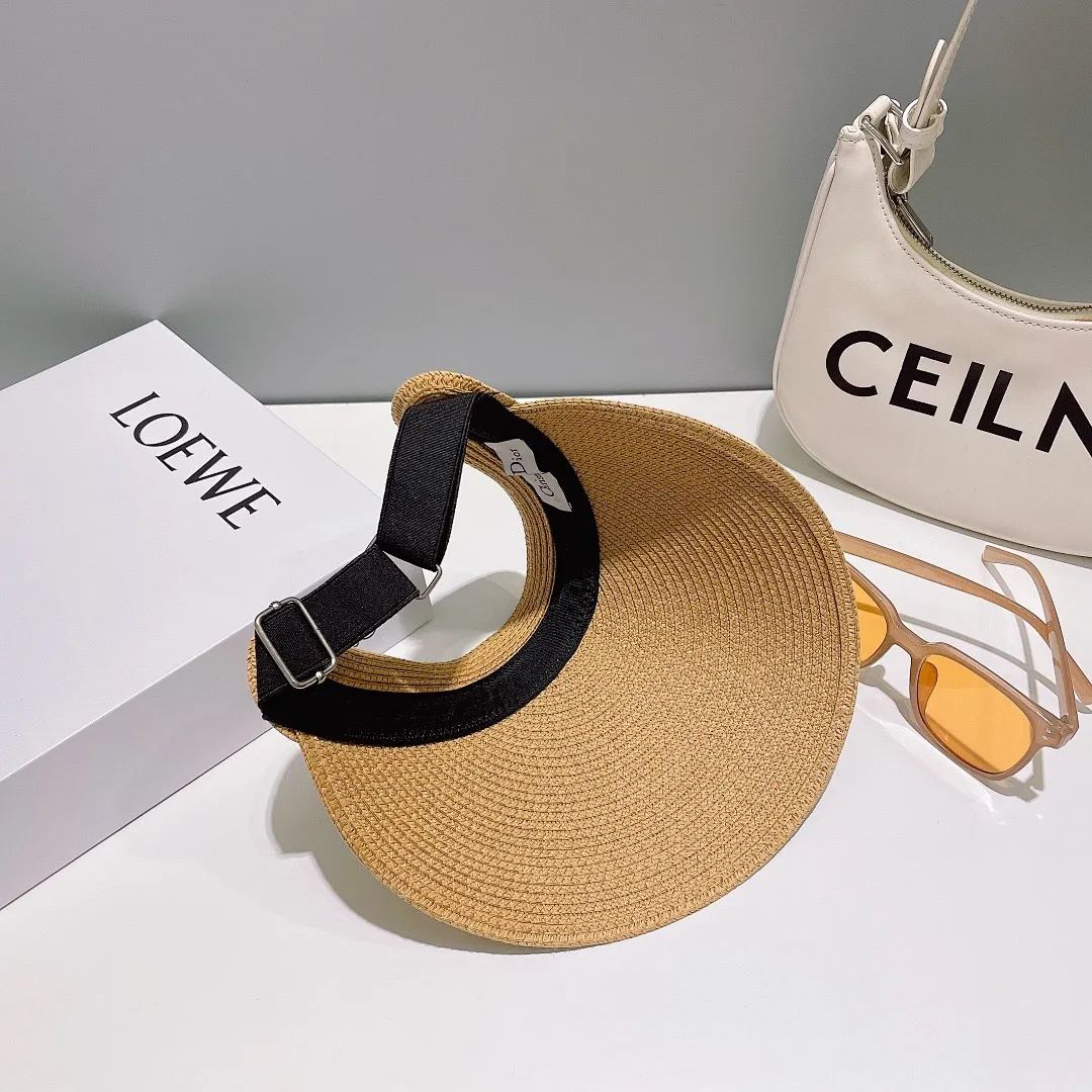 迪奥Dio*高密字母织带空顶帽