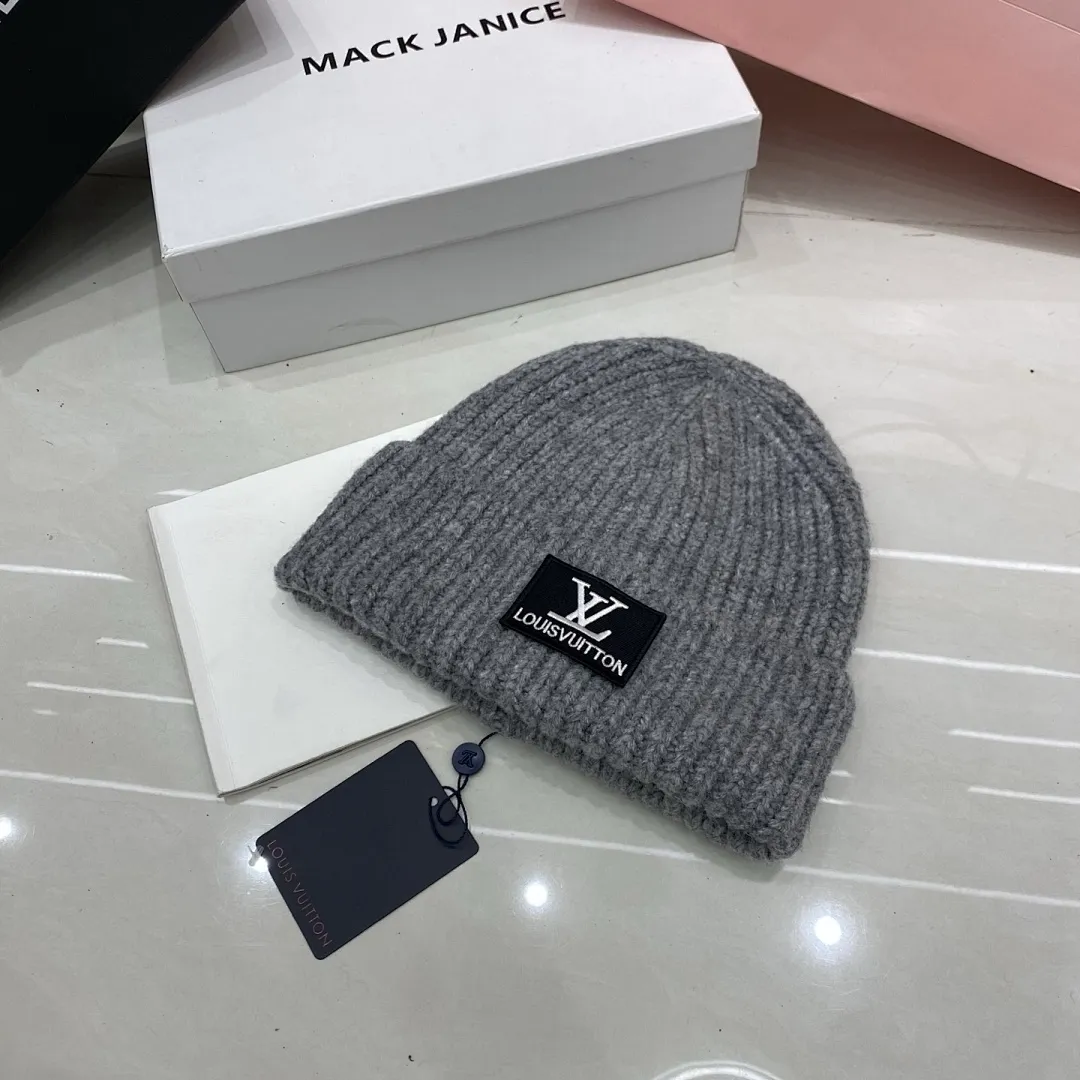 Lv 羊绒针织帽