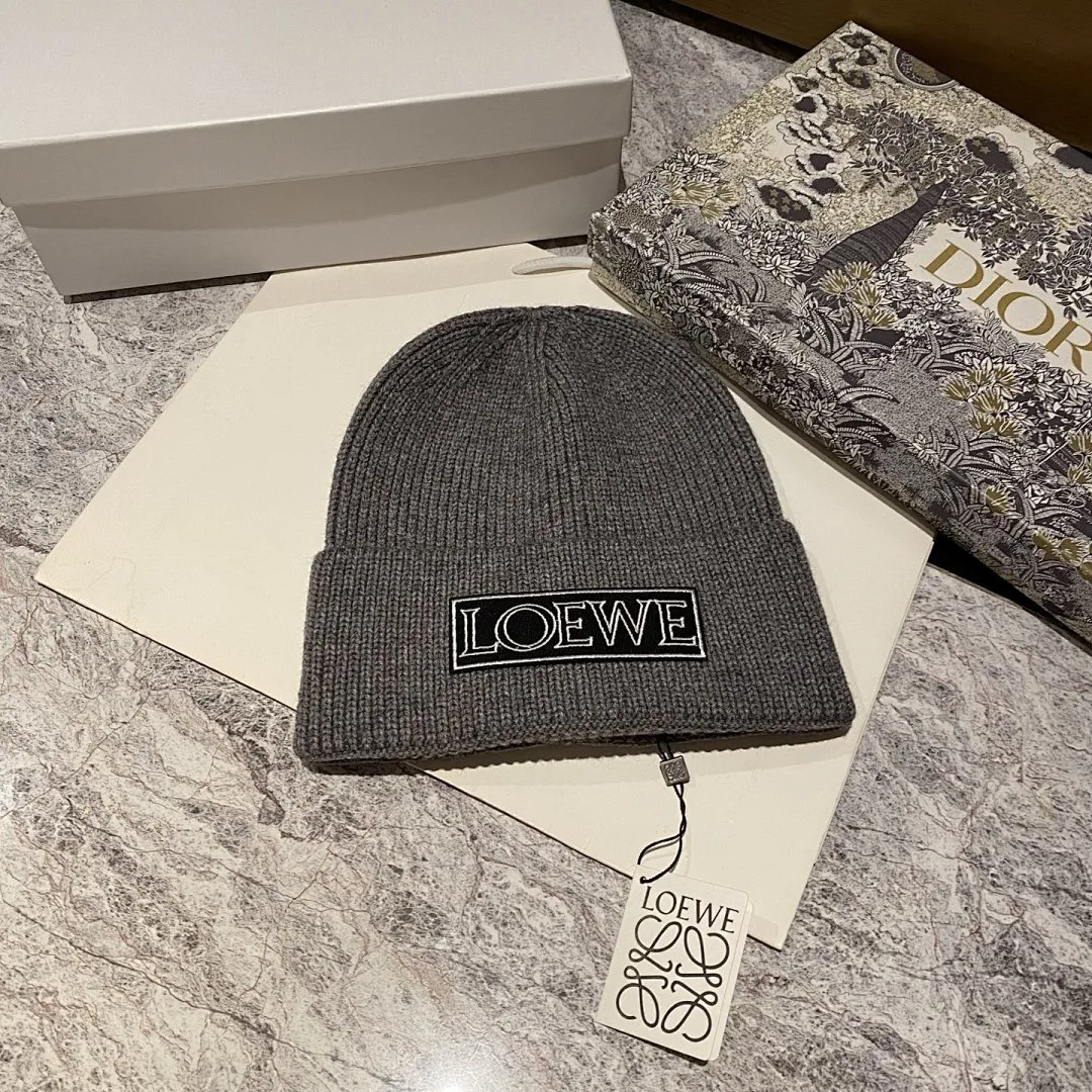 LOEWE 羊绒针织帽