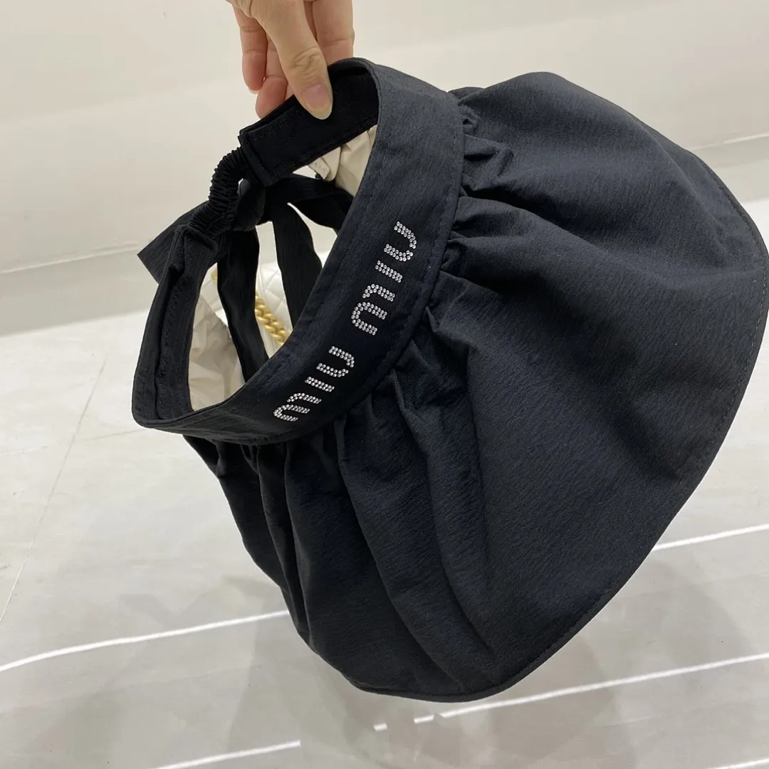 缪缪 防晒大檐空顶帽