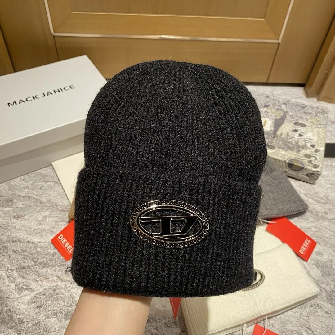 DIESEL 羊绒针织帽