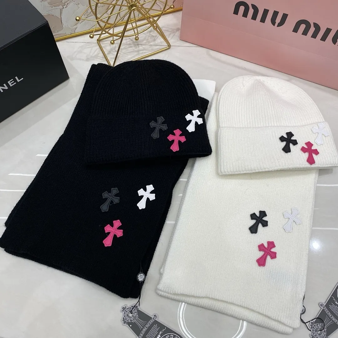 克罗心 两件套 羊绒针织帽+围巾🧣