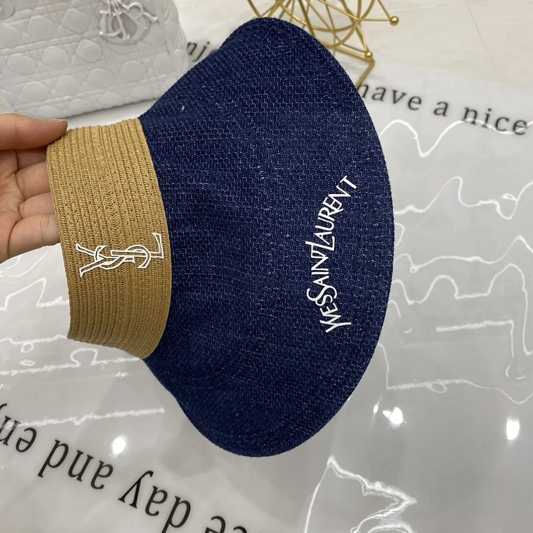 圣罗兰 牛仔空顶帽