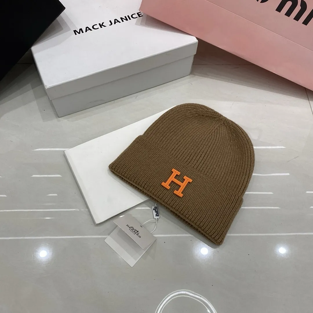 H爱马仕 羊绒针织帽