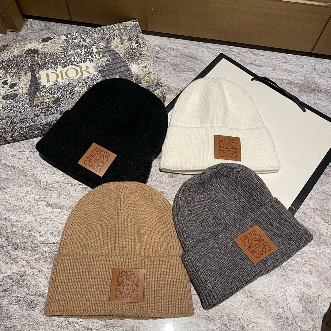 LOEWE 羊绒针织帽1