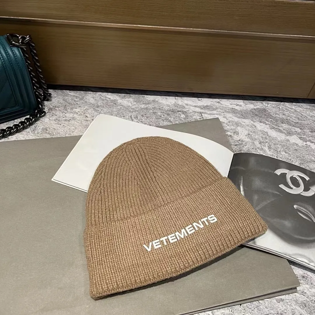 潮牌 羊绒针织帽