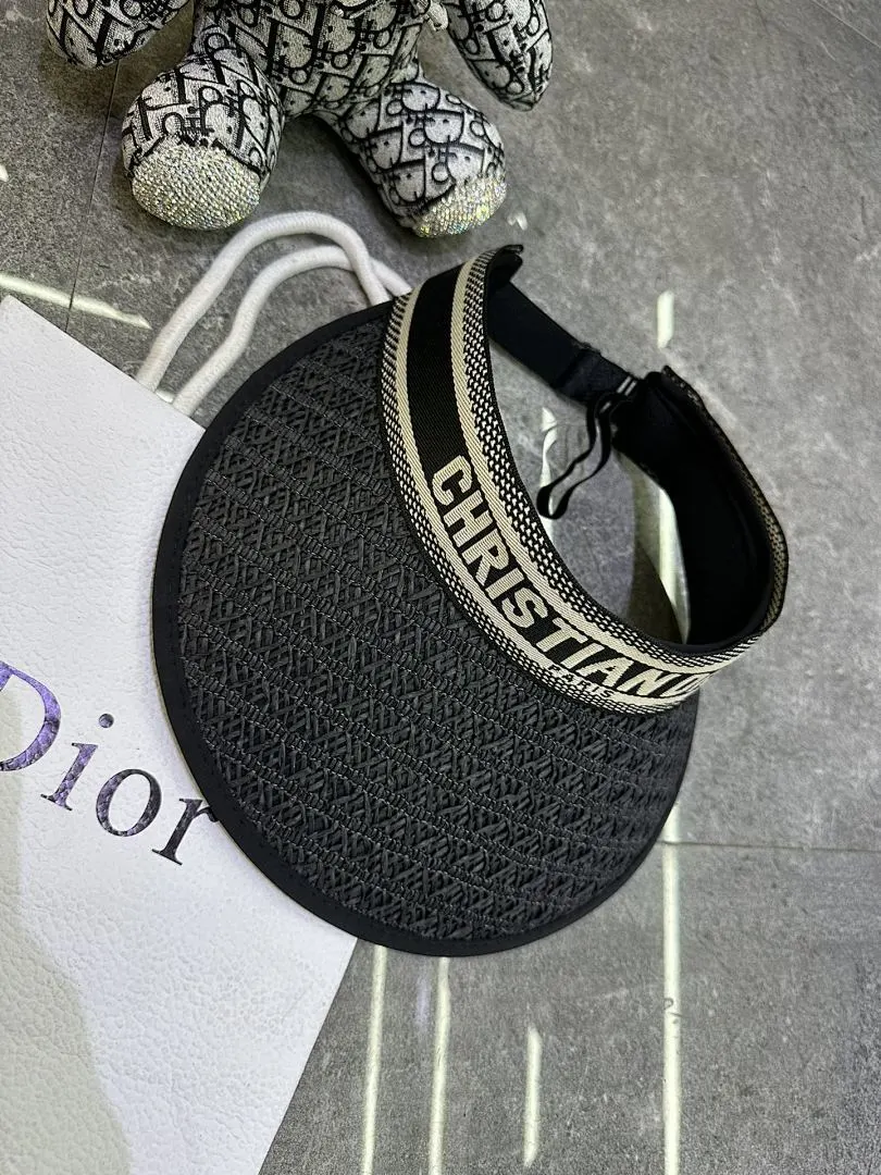 迪奥爆款钩针防晒空顶帽👒👒‼️🔥