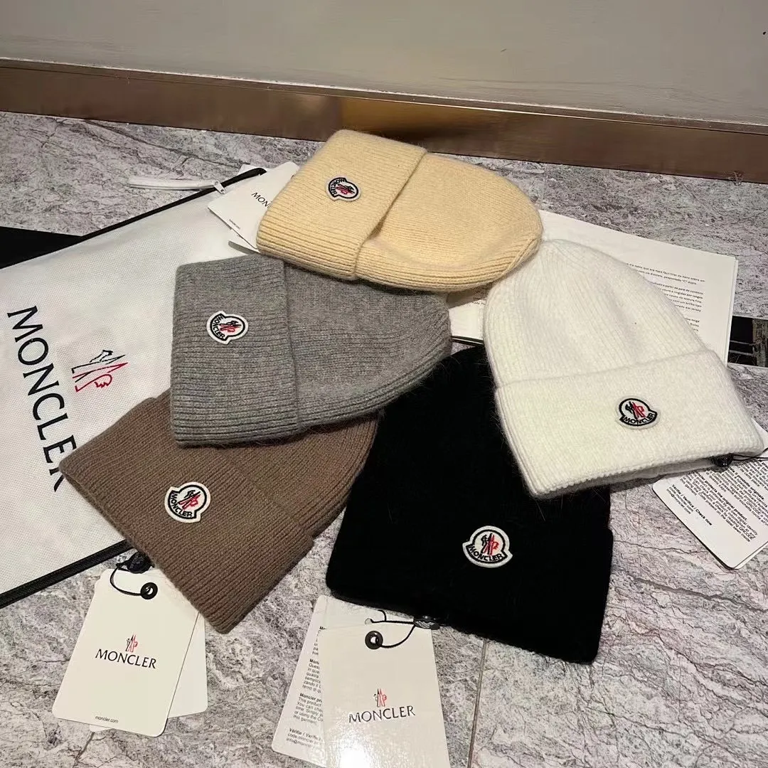 MONCLER 兔毛针织帽