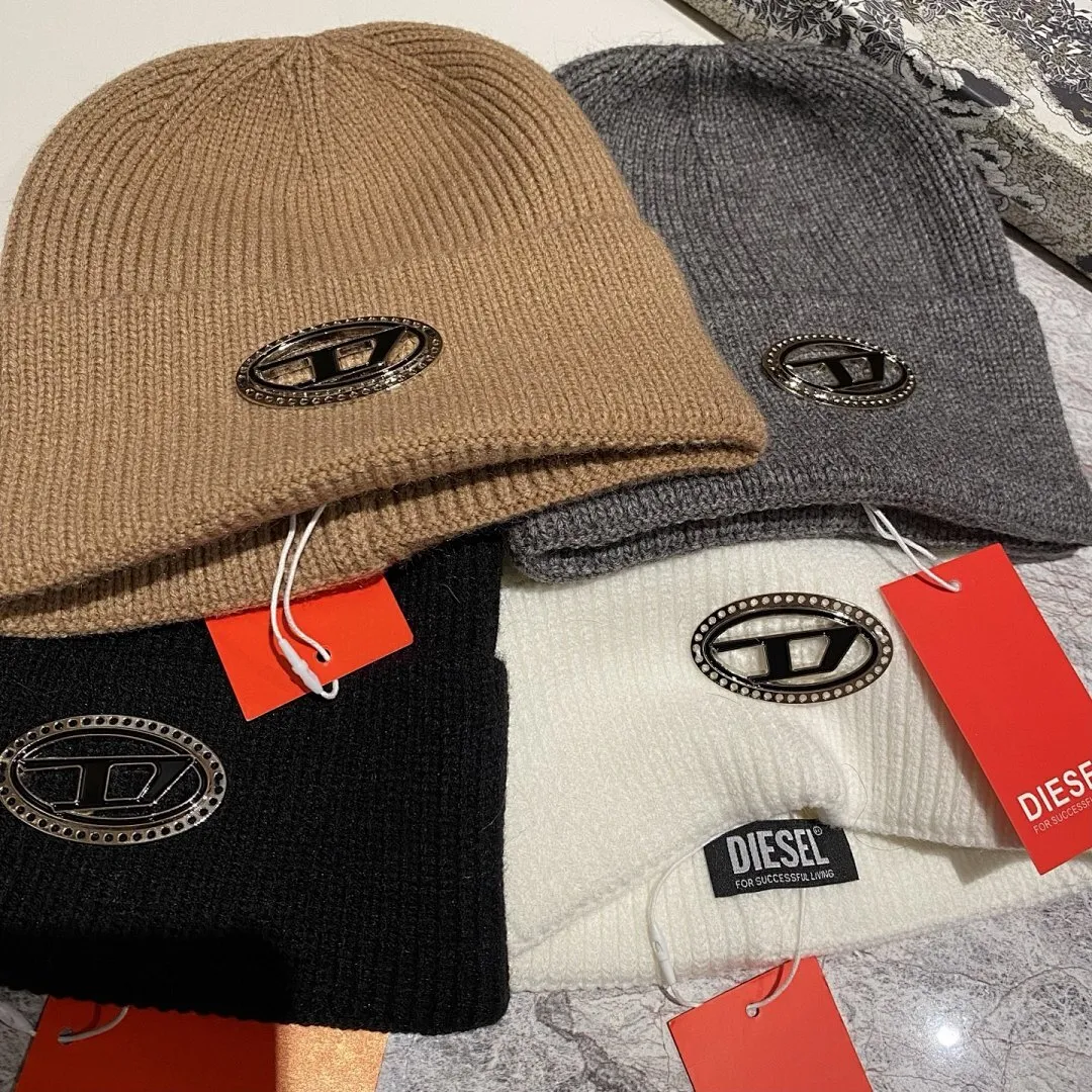 DIESEL 羊绒针织帽