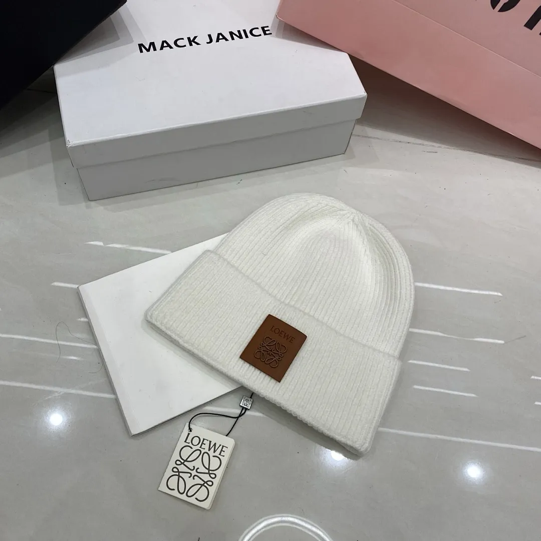 Loewe 羊绒针织帽