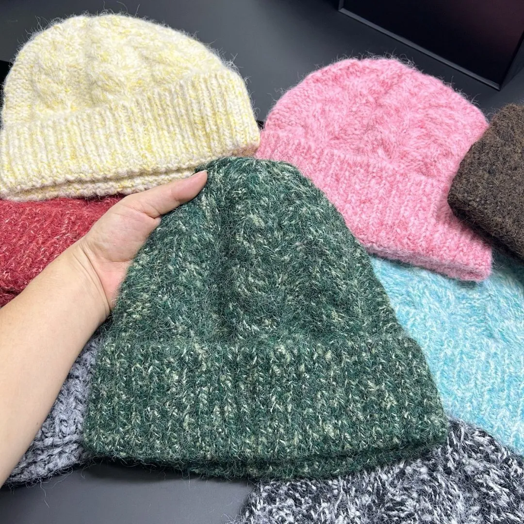 净版 日系麻花毛线帽🔥