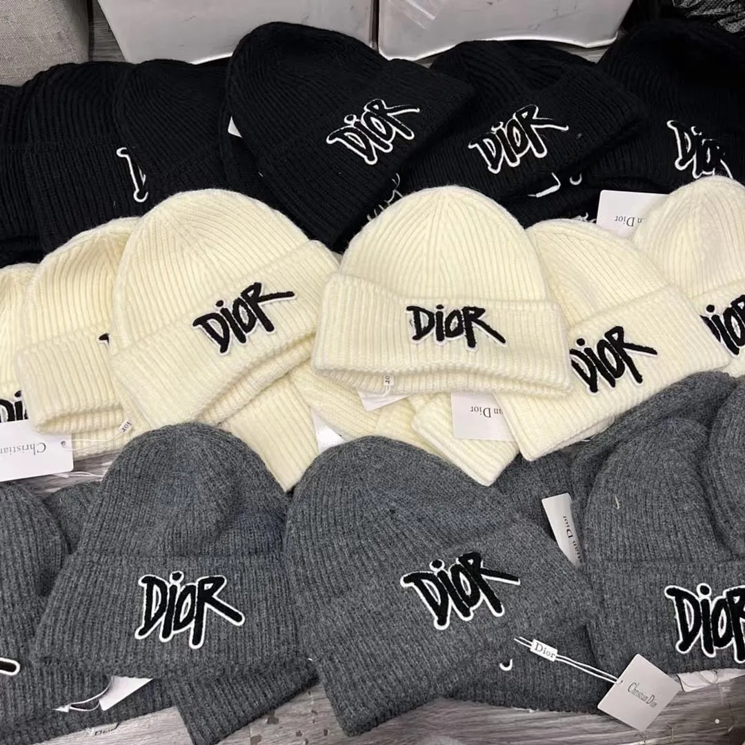 Dior 羊绒针织帽