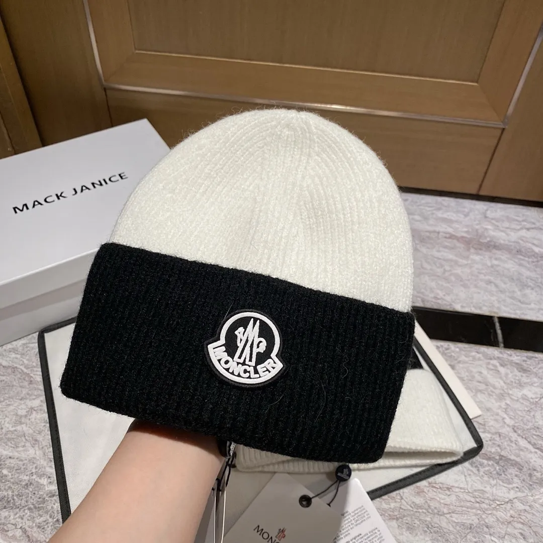 MONCLER 羊绒针织帽