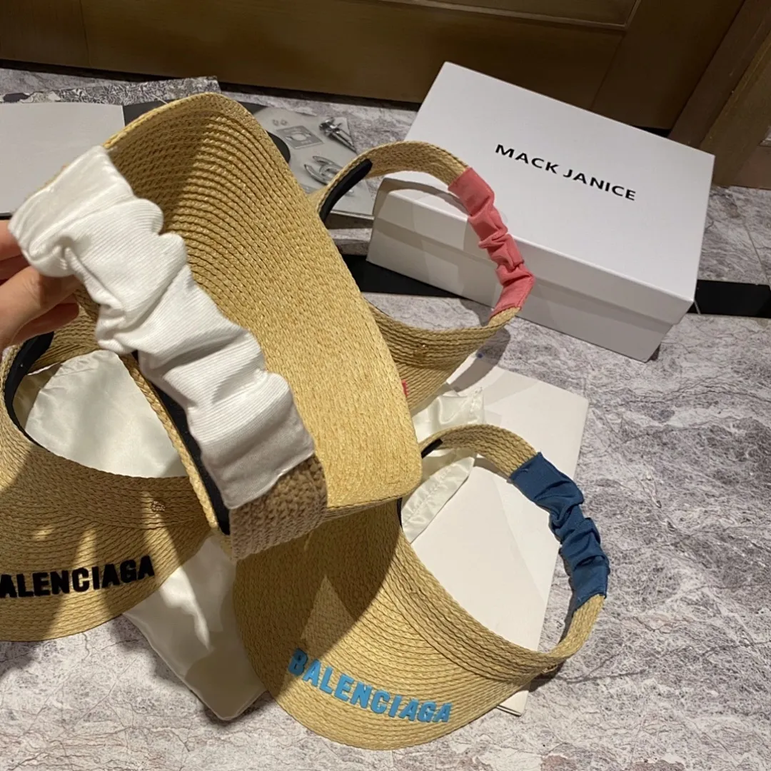 巴黎世家 褶皱发带空顶帽