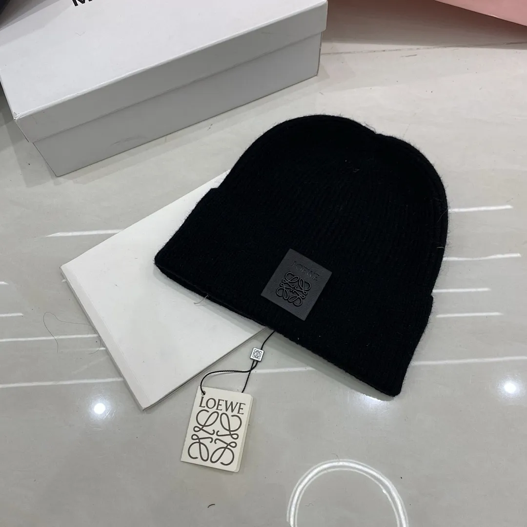 Loewe 羊绒针织帽