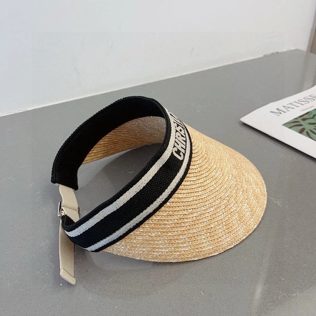 Dior迪奥麦杆草遮阳帽