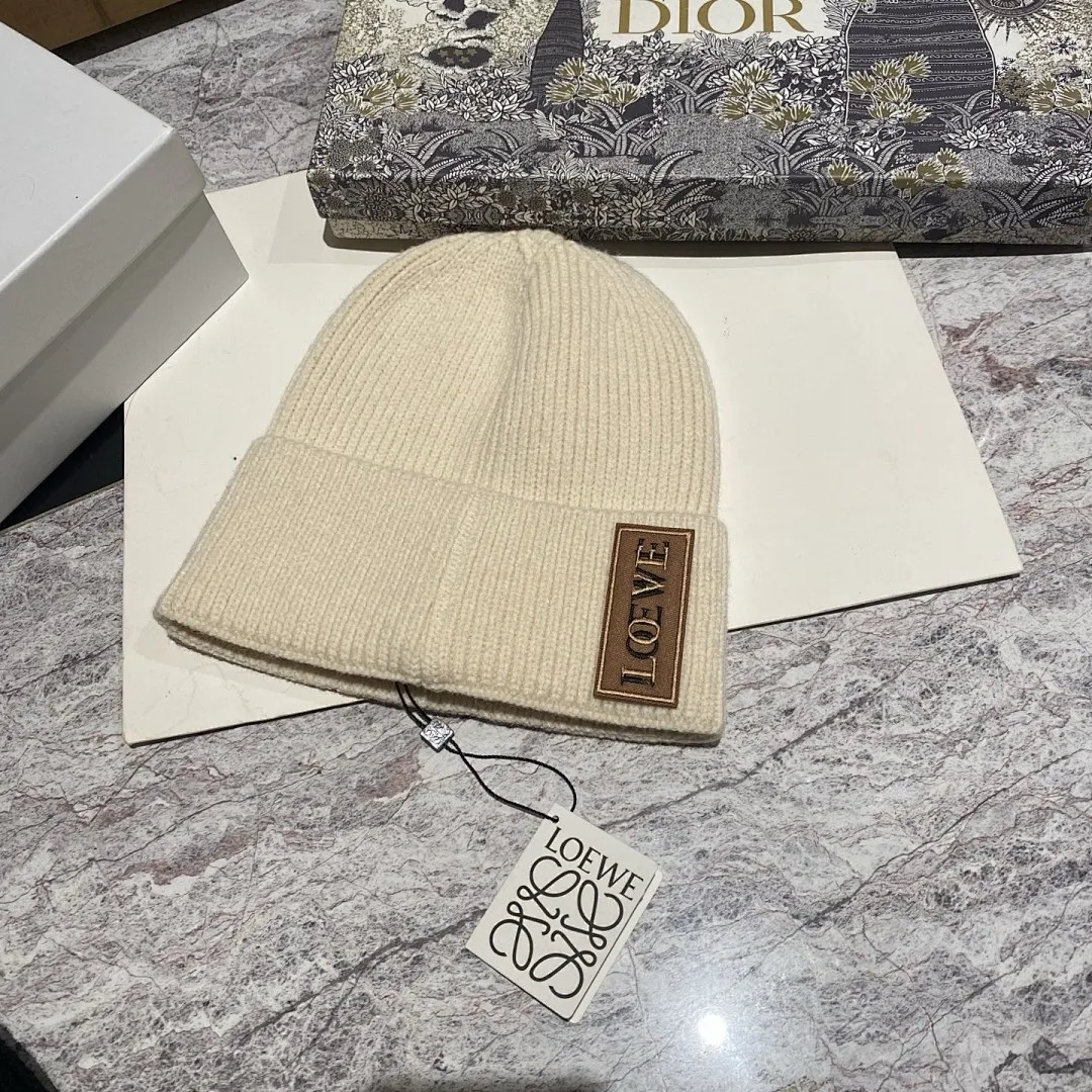 LOEWE 羊绒针织帽