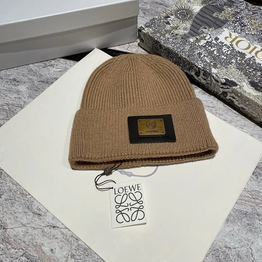 LOEWE 羊绒针织帽