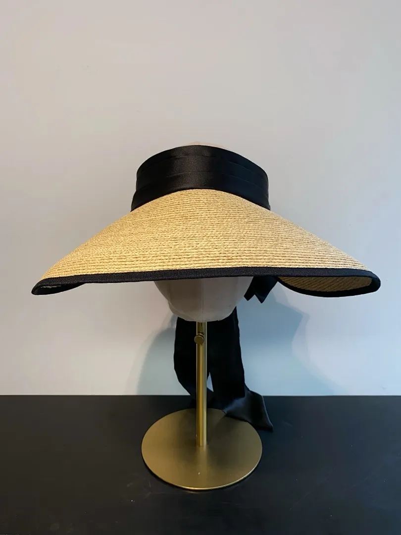 2⃣️5⃣️上新ꫛꫀꪝ ❥—— ✨miu超细拉菲草大蝴蝶结空顶帽 ⚜️ 直播客人订单百搭时尚款！ 💫图片色