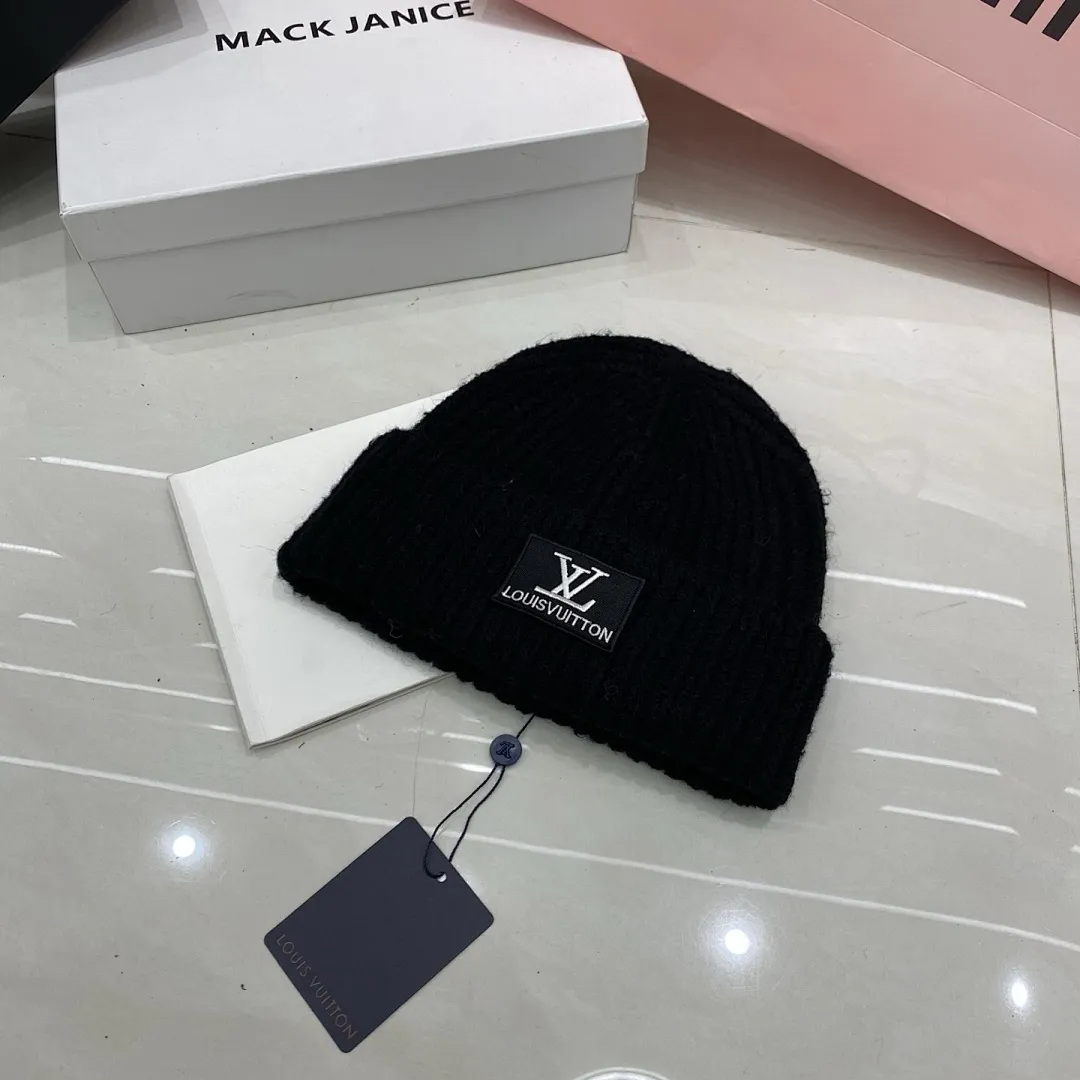 Lv 羊绒针织帽