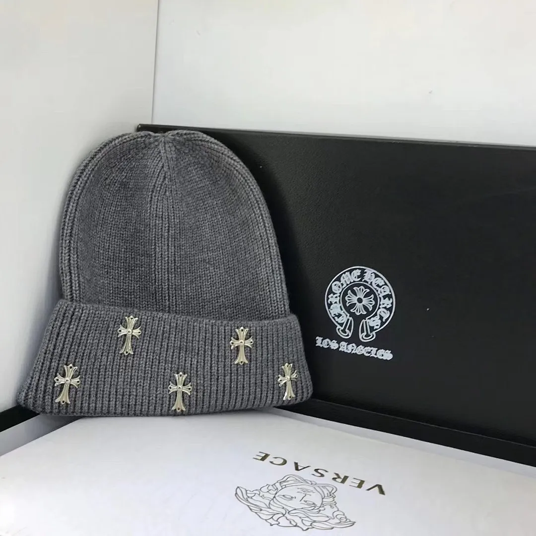 克罗心 羊绒针织帽