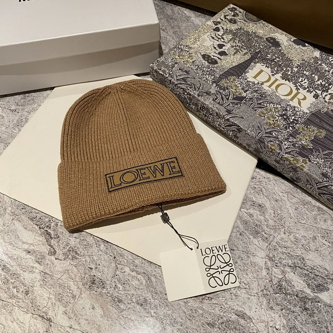 LOEWE 羊绒针织帽