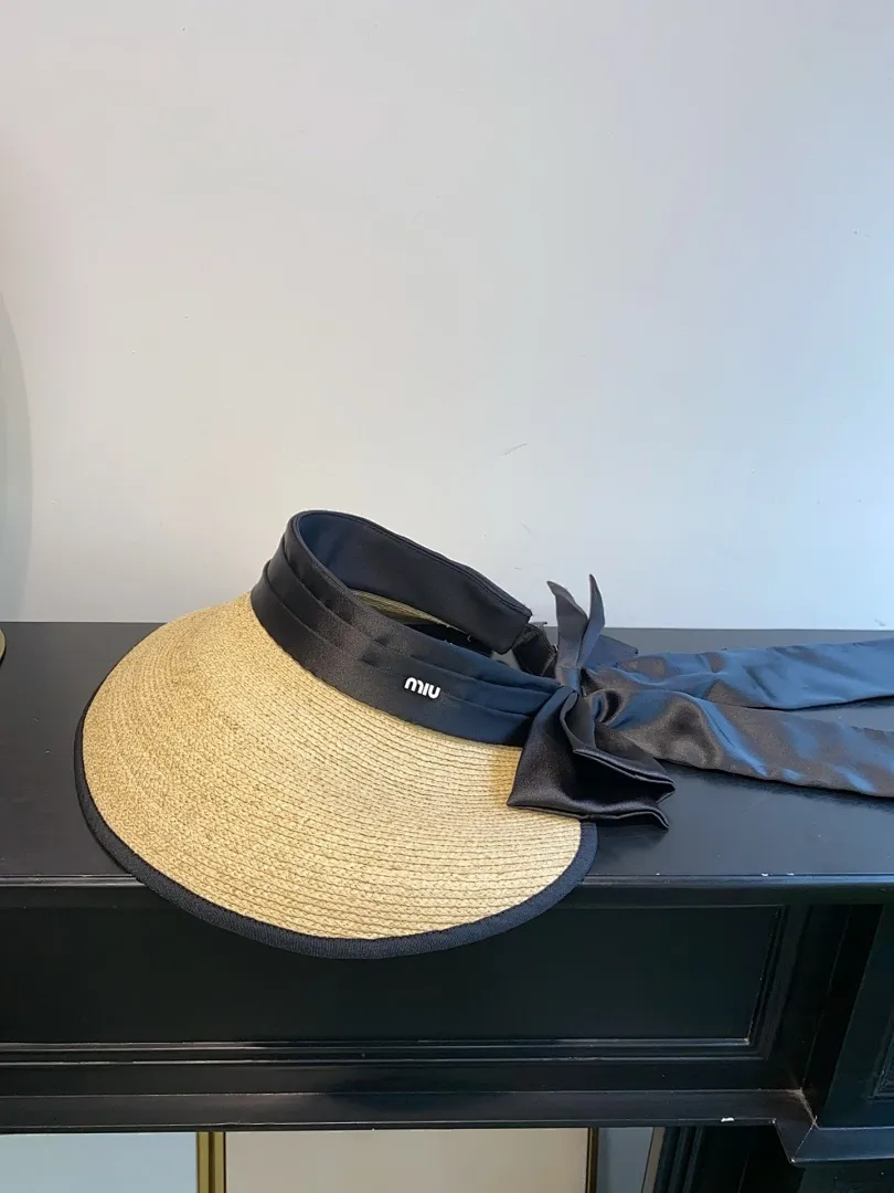 2⃣️5⃣️上新ꫛꫀꪝ ❥—— ✨miu超细拉菲草大蝴蝶结空顶帽 ⚜️ 直播客人订单百搭时尚款! 💫图片色