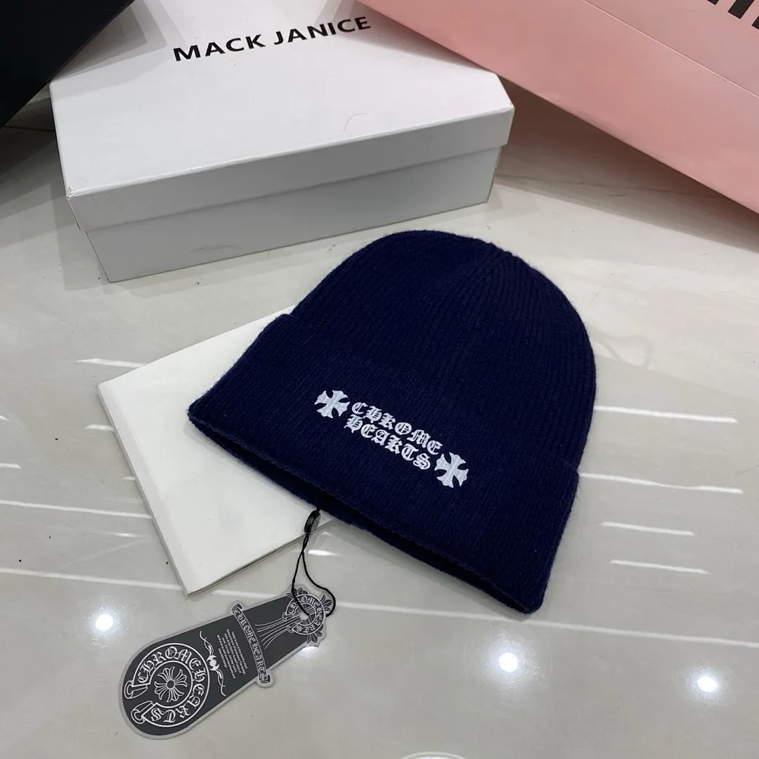 克罗心 羊绒针织帽