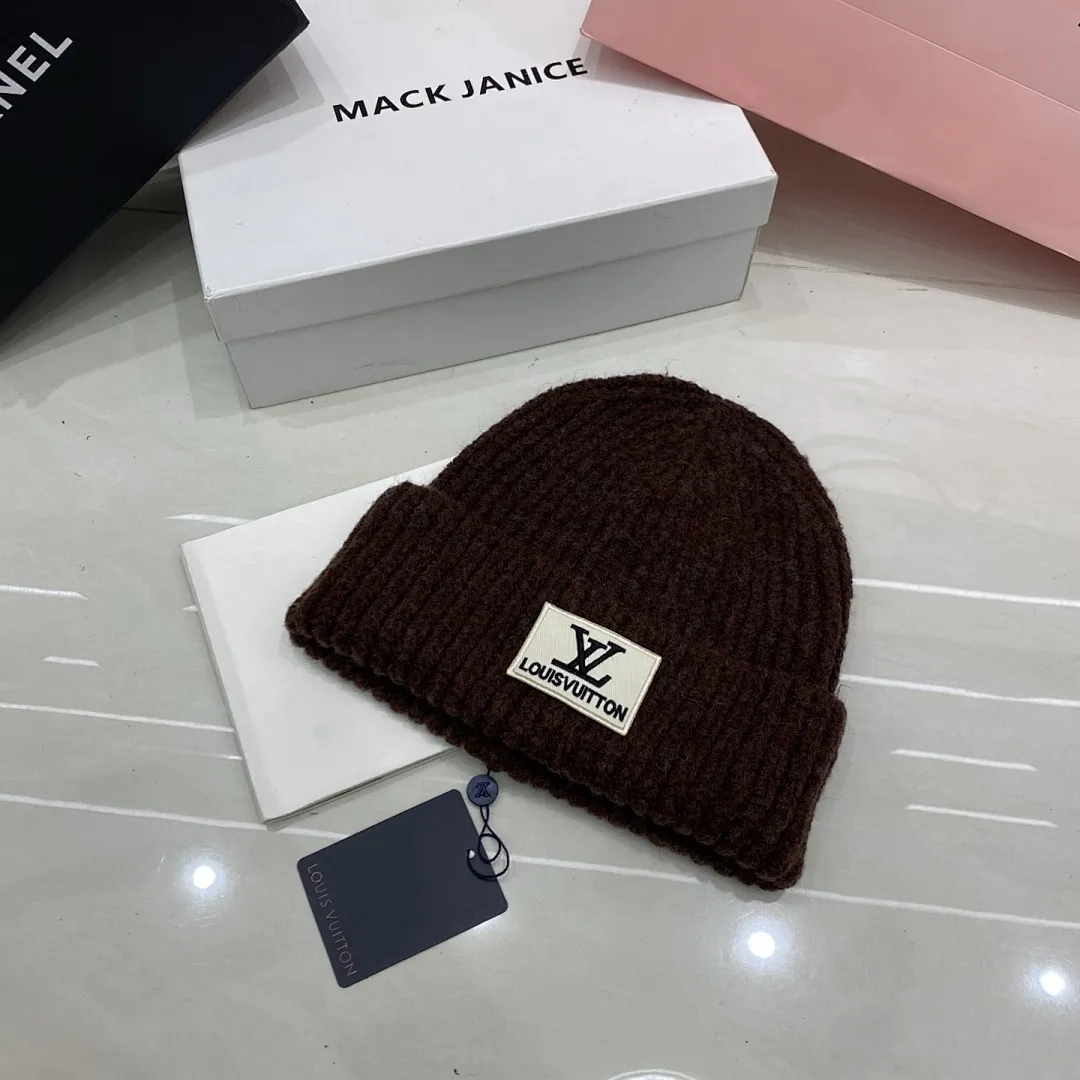 Lv 羊绒针织帽