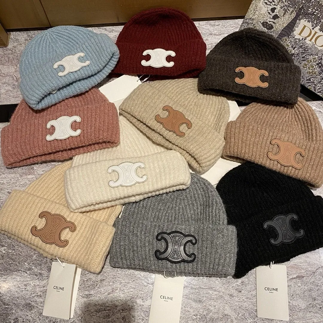 Celine 羊毛针织帽
